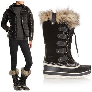 SOREL Joan of Arctic waterproof suede leather boot
